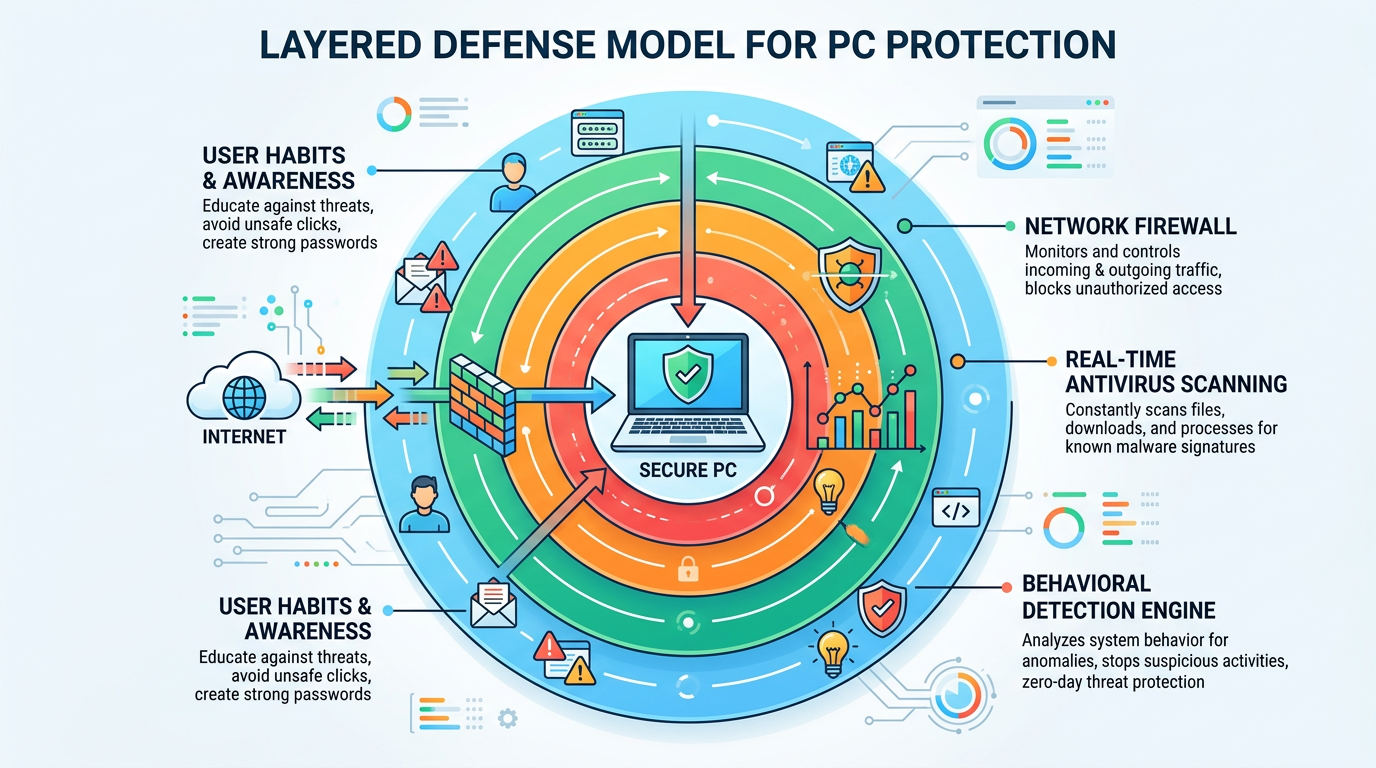 360 Total Security multi-engine protection dashboard showing antivirus, firewall, sandbox, and system optimization tools for Windows PC