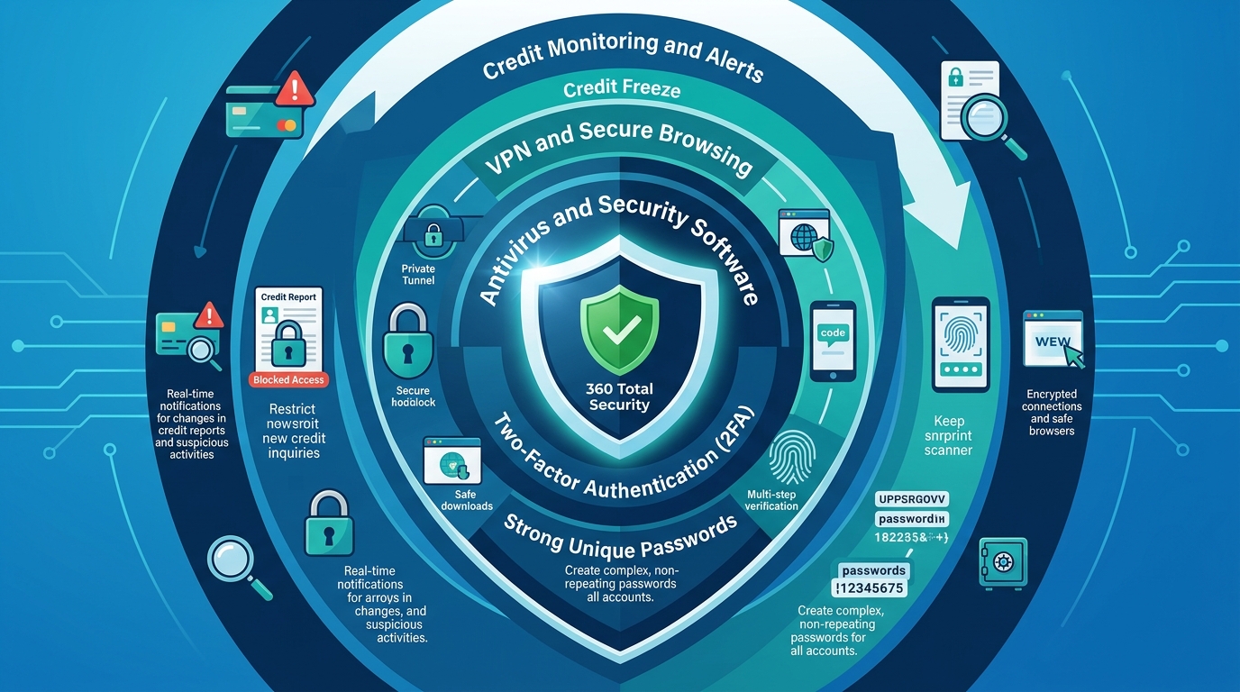 Infographic illustrating the anatomy of a convincing phishing email highlighting deceptive sender address, urgent language, and fake links