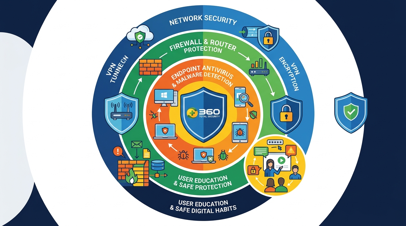 Side-by-side browser comparison showing an unsecured HTTP site with a warning indicator and a secured HTTPS site with a padlock icon