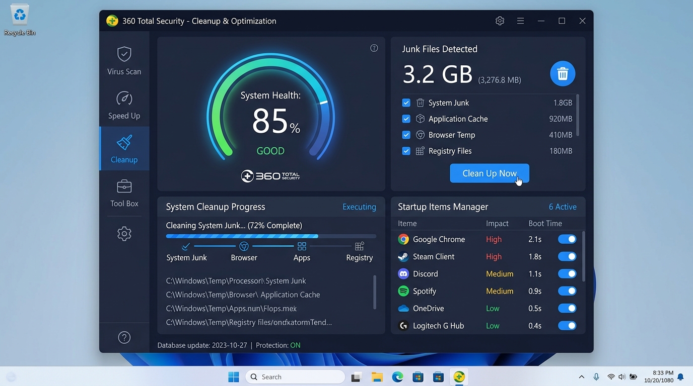 Comparison infographic showing red flags of fake antivirus software versus legitimate budget antivirus options